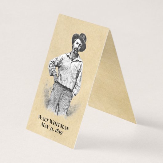 Whitman-foto van gevouwen juwelen Kaart (Achterkant)