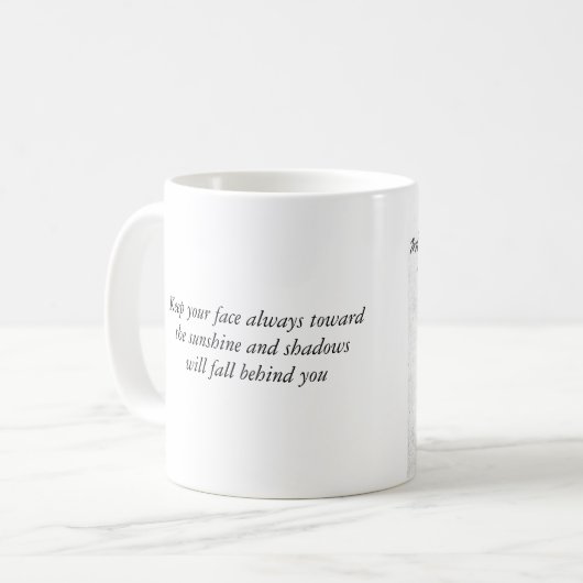 Whitman Inspirerend Quote Koffiemok (Voorkant links)