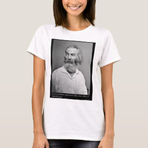 Whitman Leven Van Vreugde Liefde Citaat Cadeaus T- T-shirt