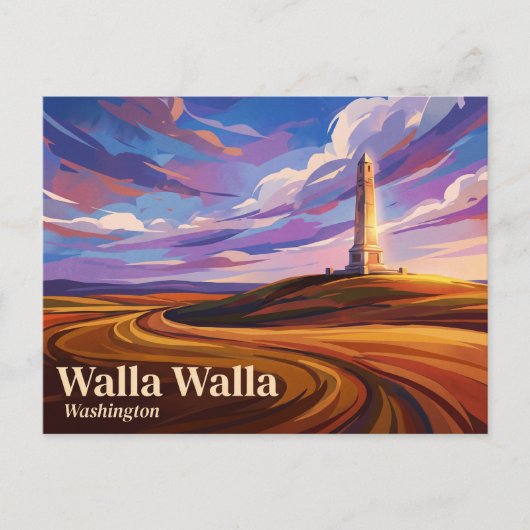 Whitman Mission National Historic Site VS Briefkaart (Voorkant)