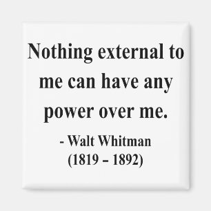 Whitman Quote 10a Magneet