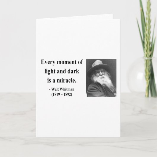 Whitman Quote 11b Kaart (Voorkant)