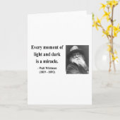 Whitman Quote 11b Kaart (Gele Bloem)