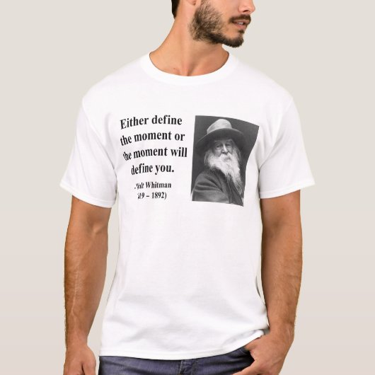Whitman Quote 2b T-shirt (Voorkant)
