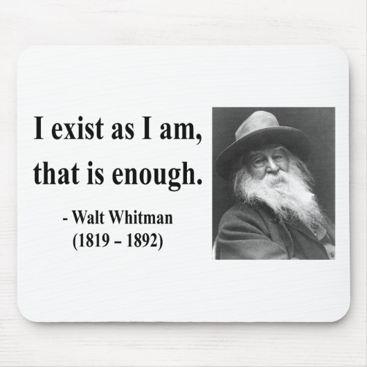 Whitman Quote 3b Muismat (Voorkant)