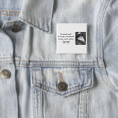 Whitman Quote 6b Vierkante Button 5,1 Cm (In situ)