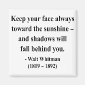 Whitman Quote 7a Magneet (Voorkant)