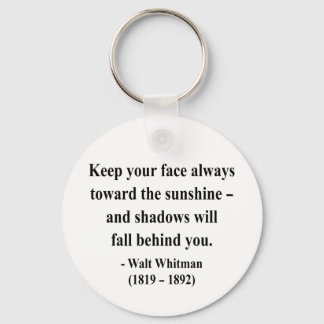 Whitman Quote 7a Sleutelhanger