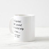 Whitman Quote 8a Koffiemok (Voorkant links)