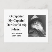 Whitman Quote 8b Briefkaart (Voorkant)
