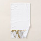 WHITMARBLE GOLD BATHROOM TOWEL SET BAD HANDDOEK (Handdoek)