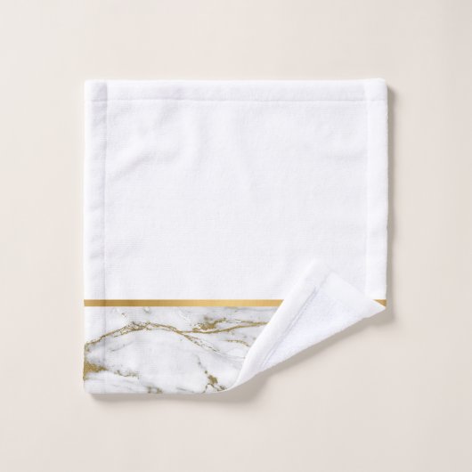 WHITMARBLE GOLD BATHROOM TOWEL SET BAD HANDDOEK (Wasdoekje)