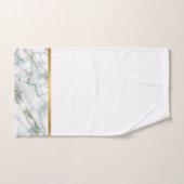 WHITMARBLE GREEN GOLD BATHROOM TOWEL SET BAD HANDDOEK (Handdoek)