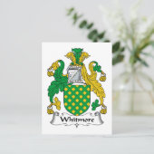 Whitmore Family Crest Briefkaart (Staand voorkant)