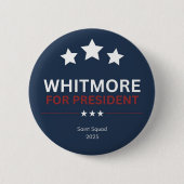 Whitmore voor President Button (Voorkant)