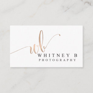 Whitney B Fotografie Visitekaartje
