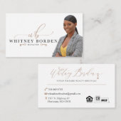 Whitney Borden Visitekaartje (Voorkant / Achterkant)