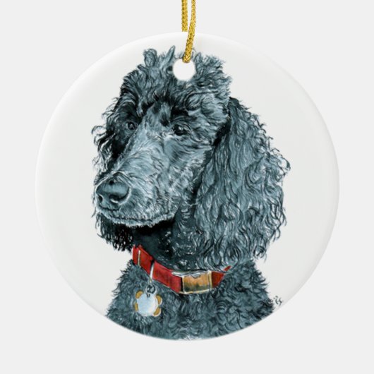 Whitney de Podle Keramisch Ornament (Voorkant)