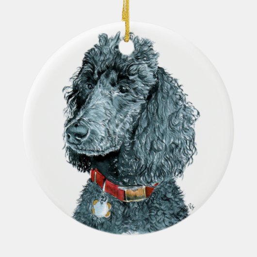 Whitney de Podle Keramisch Ornament (Achterkant)