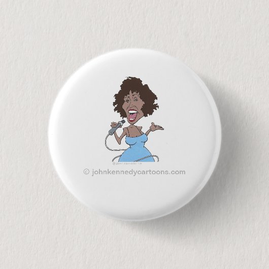 Whitney Houston Button (Voorkant)