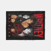 Whitney Houston Retro Fotocollage Fleece Deken (Voorkant (Horizontaal))