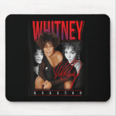 Whitney Houston Retro Fotocollage Muismat (Voorkant)