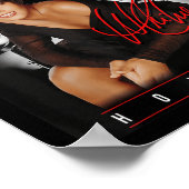 Whitney Houston Retro Fotocollage Poster (Hoek)