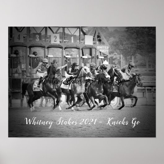 Whitney Stakes - Saratoga 20121 - Knicks Go Poster (Voorkant)