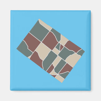 Whitpain Township Kaart Magnet