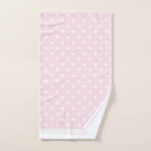 WHITPINK HEART BATHROOM TOWEL SET BAD HANDDOEK (Handdoek)