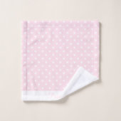 WHITPINK HEART BATHROOM TOWEL SET BAD HANDDOEK (Wasdoekje)