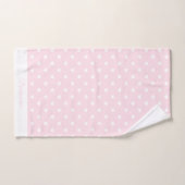 WHITPINK HEART BATHROOM TOWEL SET BAD HANDDOEK (Handdoek)