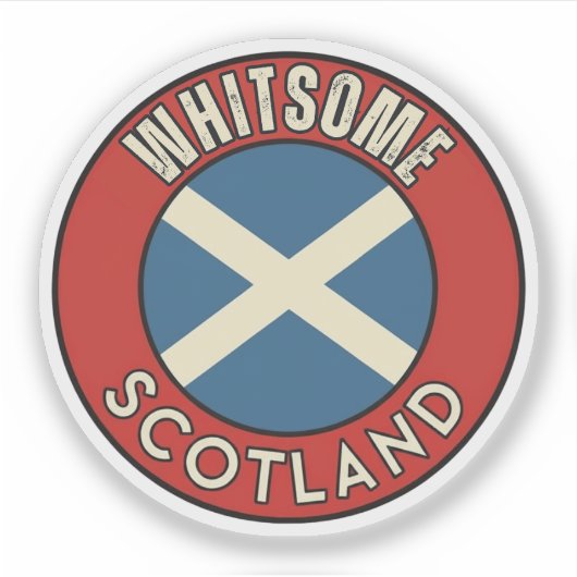 Whitsome, Schotland Sticker (Voorkant)