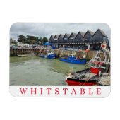 Whitstable harbour-uitzicht magneet (Horizontaal)