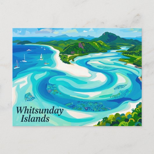 Whitsunday-eilanden Australië Briefkaart (Voorkant)
