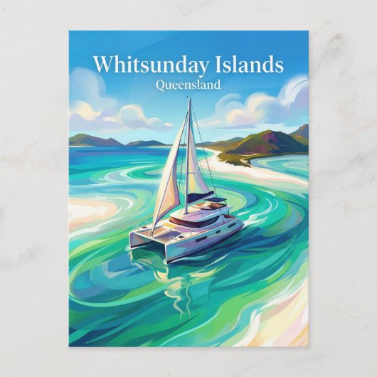 Whitsunday-eilanden Australië Briefkaart (Voorkant)