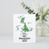 Whitsunday Islands Australia map poster (Staand voorkant)