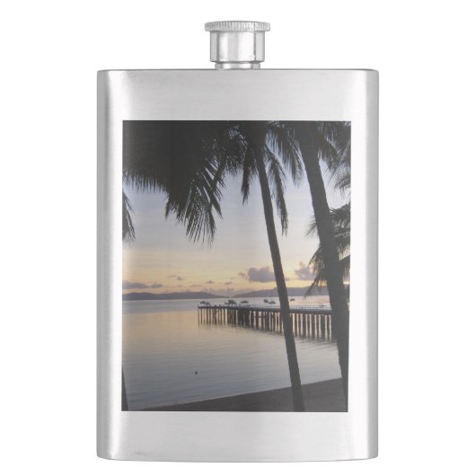 Whitsunday Islands Sunset Classic Flask Flacon (Voorkant)