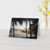 Whitsunday Islands Sunset Folded Kaart (Gele Bloem)