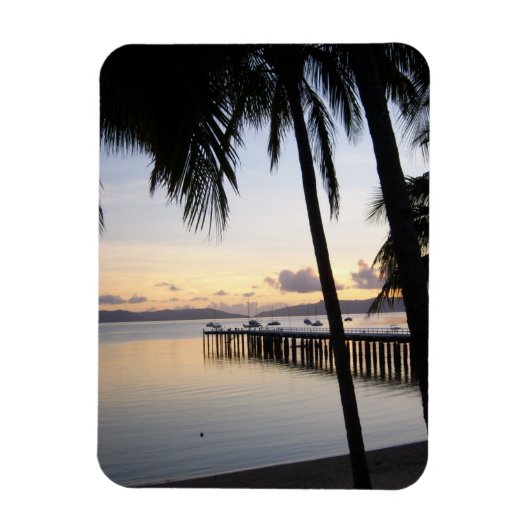 Whitsunday Islands Sunset Magnet Magneet (Verticaal)