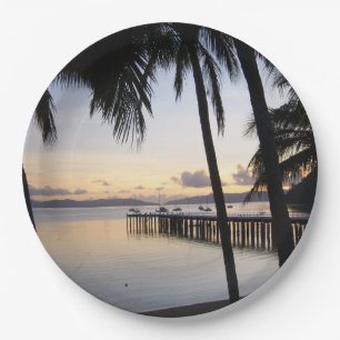 Whitsunday Islands Sunset Paper Borden Papieren Bordje