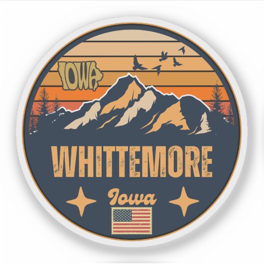 Whittemore, Iowa Sticker (Voorkant)