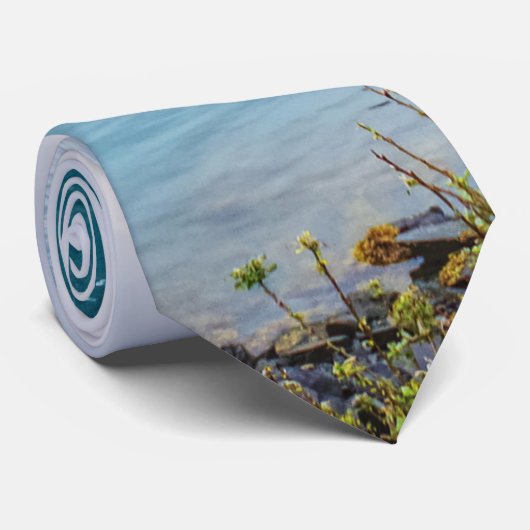 Whittier Alaska Harbor Stropdas (Opgerold)