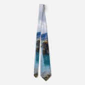 Whittier Alaska Harbor Stropdas (Achterkant)