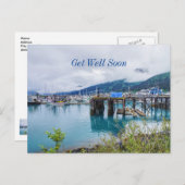 Whittier Alaska Harbour krijgen snel Briefkaart (Voorkant / Achterkant)