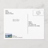 Whittier Alaska Harbour krijgen snel Briefkaart (Achterkant)