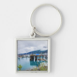 Whittier Alaska Harbour Sleutelhanger