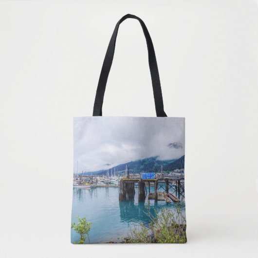 Whittier Alaska Harbour Tote Bag (Voorkant)