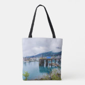 Whittier Alaska Harbour Tote Bag (Achterkant)