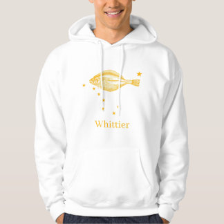 Whittier Alaska State Flag Halibut Vist Hoodie